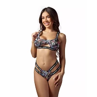 Smoke Weed Everyday Bralette and G-String Panties Set