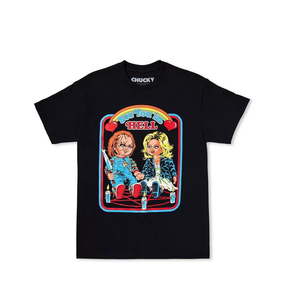 See You Hell Chucky and Tiffany T Shirt