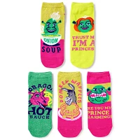 Multi-Pack Shrek No Show Socks - 5 Pack