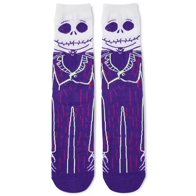 360 Glow in the Dark Jack Skellington Crew Socks - The Nightmare Before Christmas