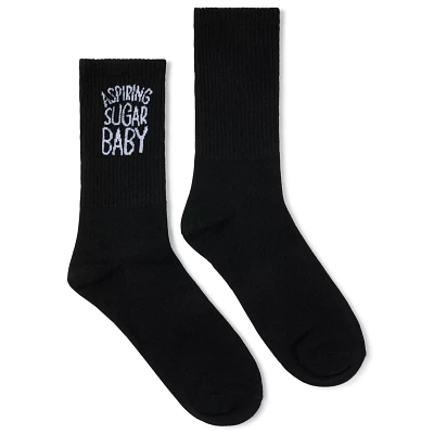 Aspiring Sugar Baby Crew Socks