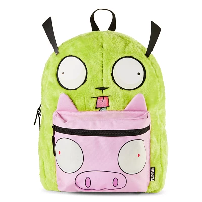 Flip Pak Gir Pig Reversible Backpack Munchies Interior - Invader Zim
