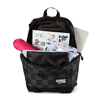 Retro Sonic the Hedgehog Hooded Backpack