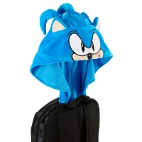 Retro Sonic the Hedgehog Hooded Backpack