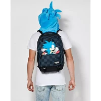 Retro Sonic the Hedgehog Hooded Backpack