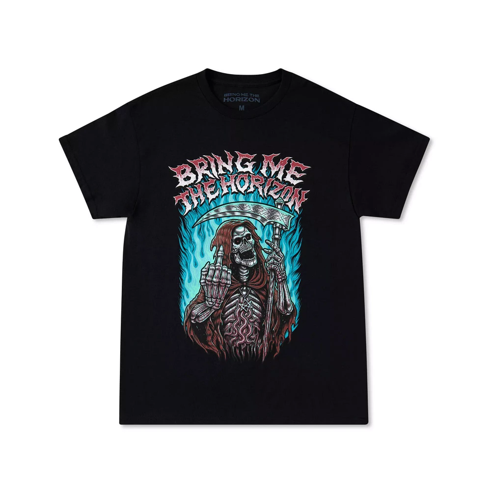 Reaper Middle Finger T Shirt - Bring Me the Horizon