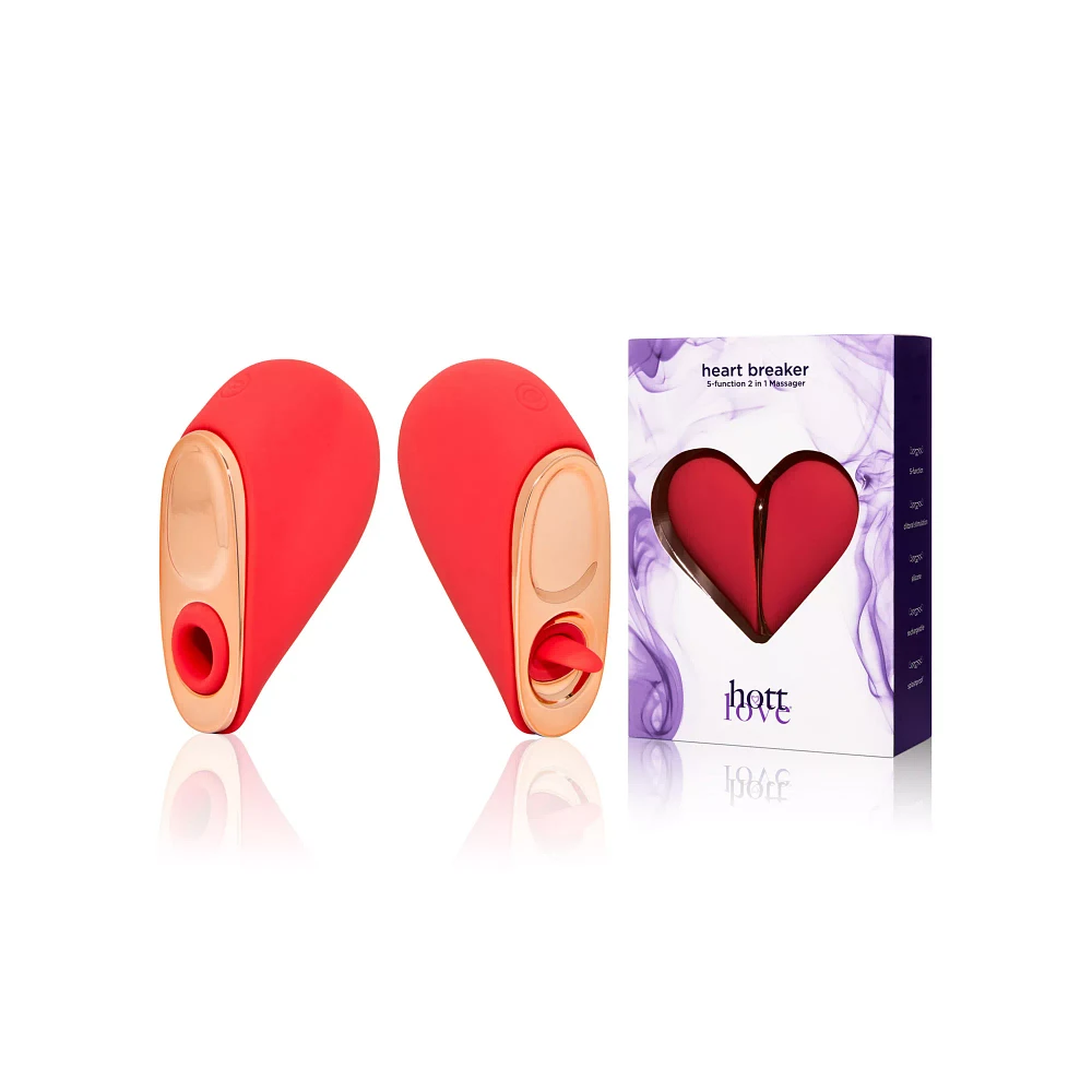 Hott Love Heart Breaker Red Heart Massager
