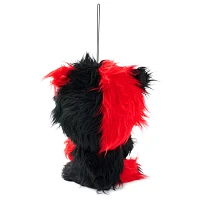 Gloomy Bear Black and Red Long Fur Plush