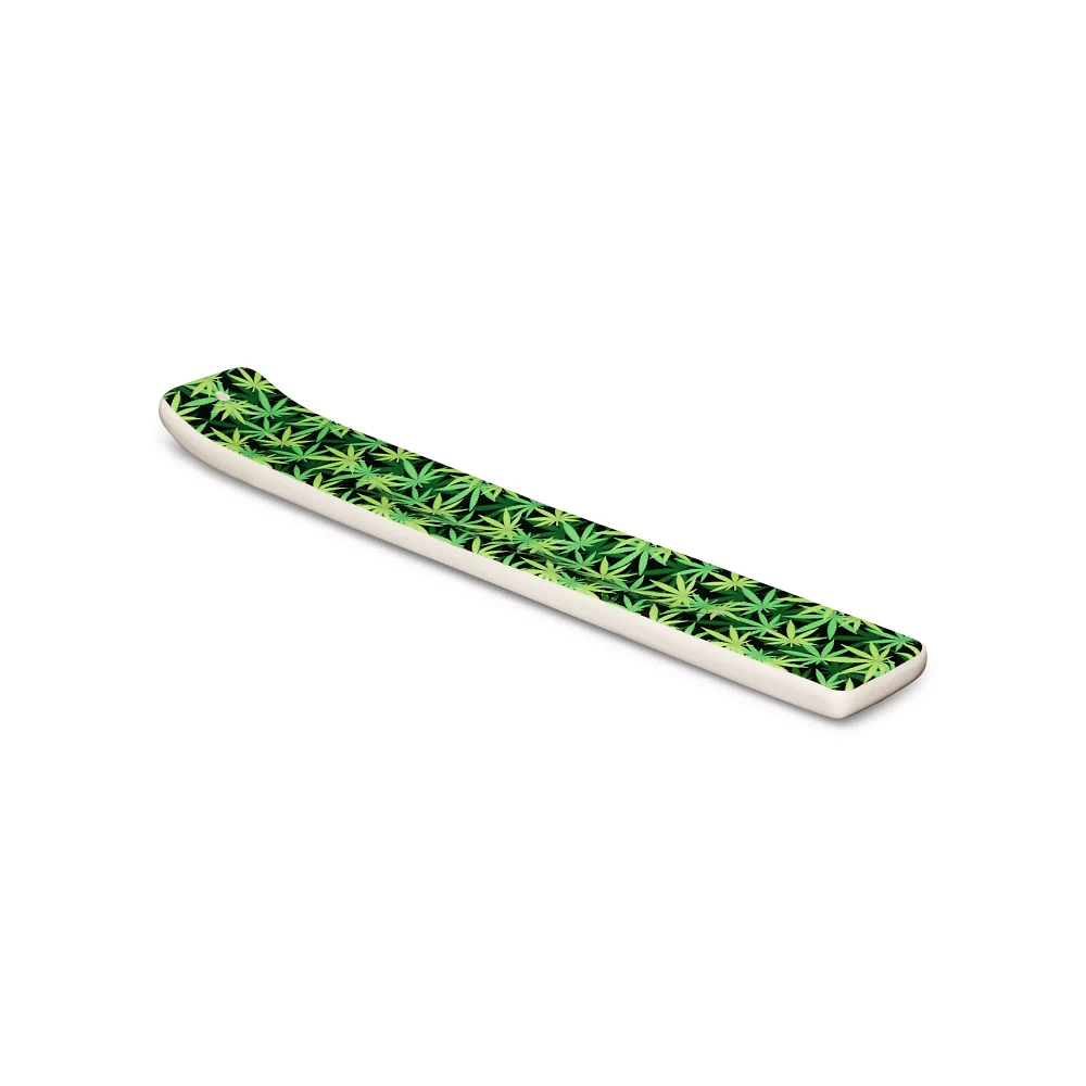 Weed Leaf Flat Incense Burner