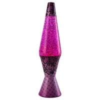 17 Inch Tickled Pink Glitter Lava Lamp