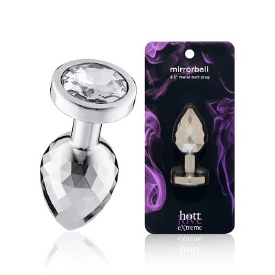 Mirrorball Metal Butt Plug 3.5 Inch - Hott Love Extreme