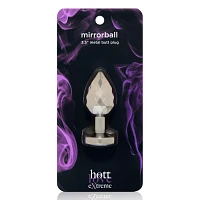 Mirrorball Metal Butt Plug 3.5 Inch - Hott Love Extreme