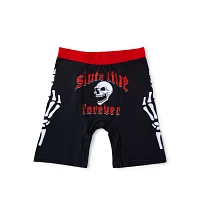 Sluts Live Forever Skull Boxer Briefs