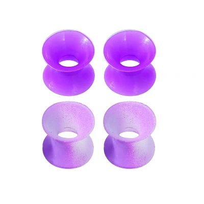 Multi-Pack Purple Ombre Silicone Tunnels - 2 Pair