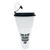This Is My Fucking Weekend Cup with Straw - 46 oz.