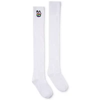 Rainbow Peace Sign Over the Knee Socks