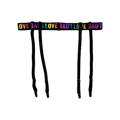 Rainbow Love Pride Garters