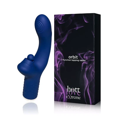 Blue Orbit Tapping Rabbit Vibrator - Hott Love Extreme
