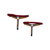 Rainbow Pride Leg Garters with O Ring