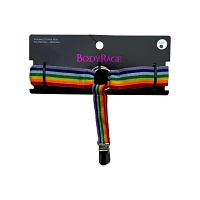 Rainbow Pride Leg Garters with O Ring