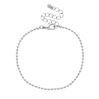 Multi-Pack Heart and Bow Chain Bracelets - 5 Pack