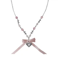 Heart Barbed Wire Chain Necklace