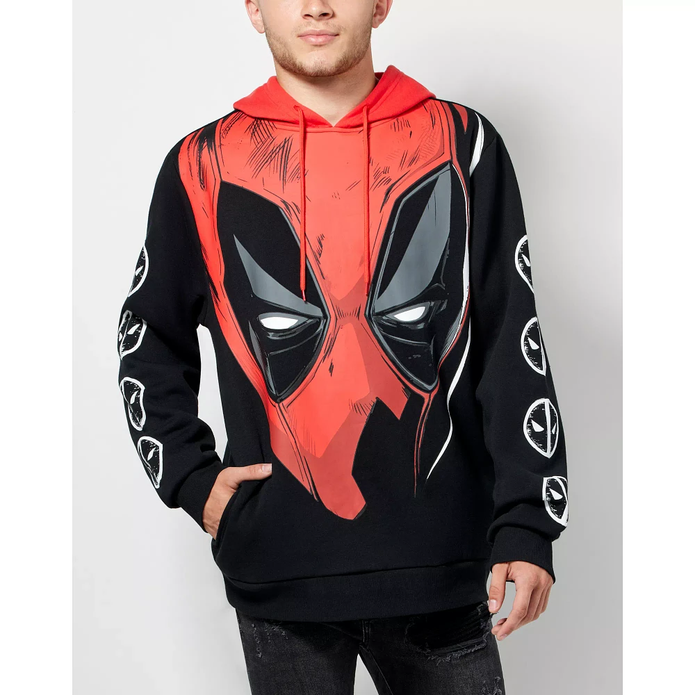 Deadpool Mask Logo Hoodie - Marvel