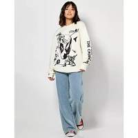 Black and White Deadpool Crewneck Sweatshirt - Marvel