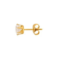 Multi-Pack CZ Goldplated Star Hoop and Stud Earrings - 6 Pack