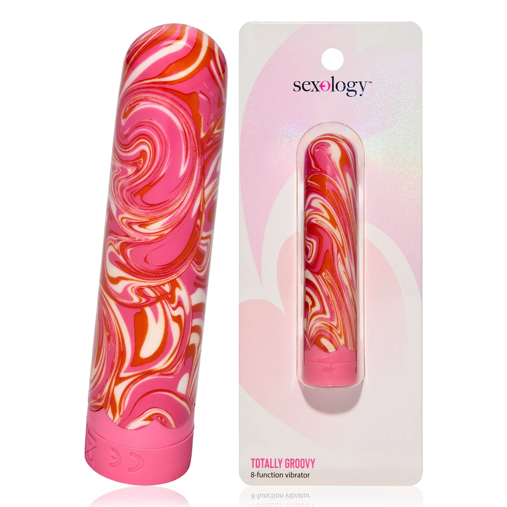 Totally Groovy Rechargeable Lipstick Vibrator - Sexology