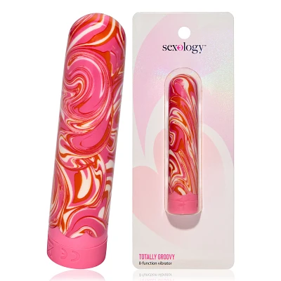 Totally Groovy Rechargeable Lipstick Vibrator - Sexology