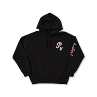 Black Playboy Bunny Print Hoodie