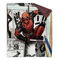 Deadpool Comic Fleece Blanket