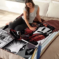 Deadpool Comic Fleece Blanket