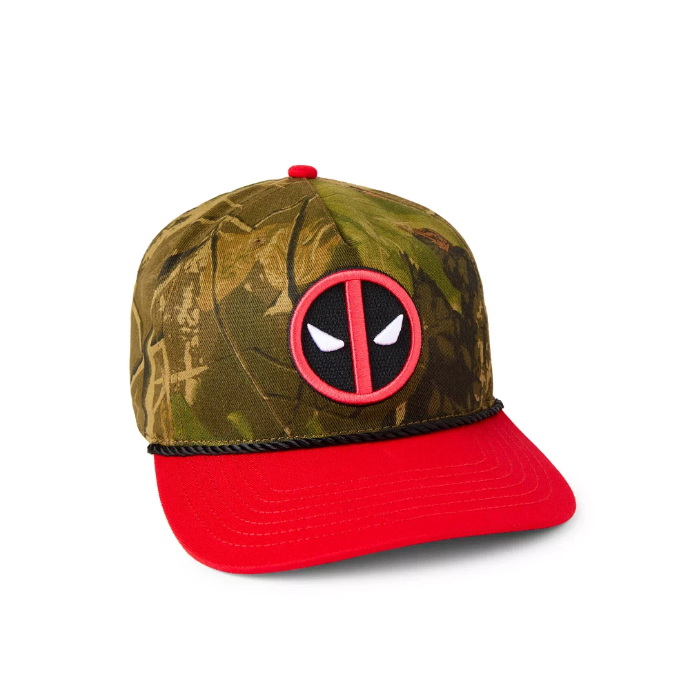 Deadpool Logo Camouflage Snapback hat