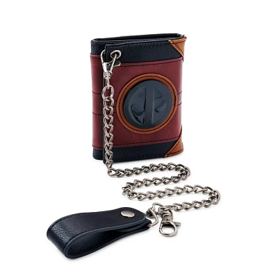 Deadpool Metal Badge Chain Wallet