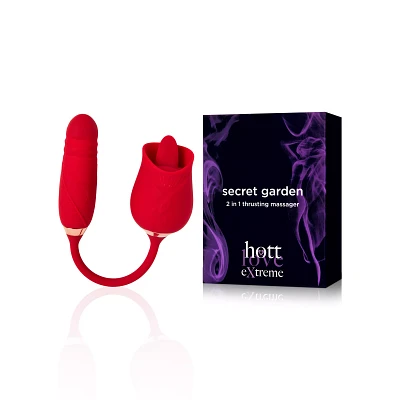 Secret Garden 2 in 1 Thrusting Massager - Hott Love Extreme