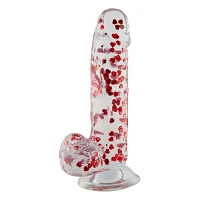Hott Love Extreme Heartthrob Dildo with Balls