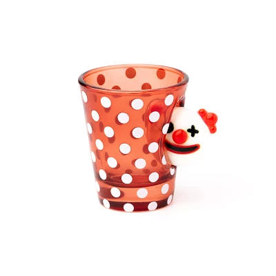 3D Clown Polka Dot Shot Glass - 2 oz.