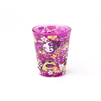 Trippy Purple Smiley Face Shot Glass - 2 oz.
