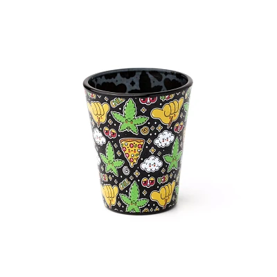 Weed and Pizza Shot Glass - 2 oz.