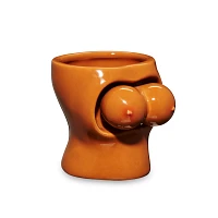 Brown Boob Bobble Shot Glass - 1.5 oz.