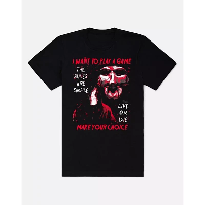 Black Bloody Puppet T Shirt - Saw