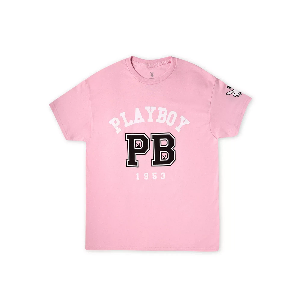 Playboy Pink Collegiate T Shirt