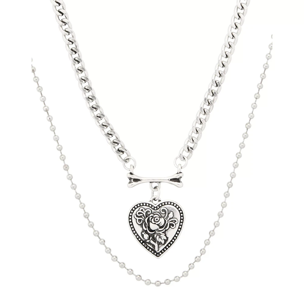 Floral Heart Necklace