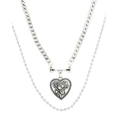 Floral Heart Necklace