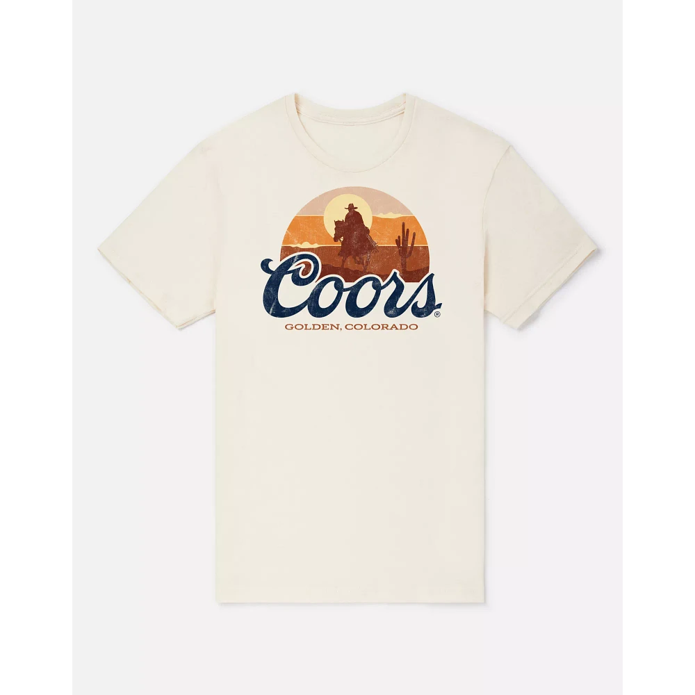 Coors Sunset Cowboy T Shirt