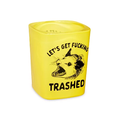 Let's Get Trashed Square Shot Glass - 1.5 oz.