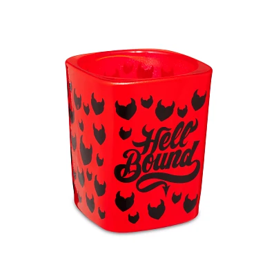 Hell Bound Devil Heart Square Shot Glass - 1.5 oz.
