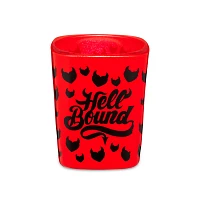 Hell Bound Devil Heart Square Shot Glass - 1.5 oz.